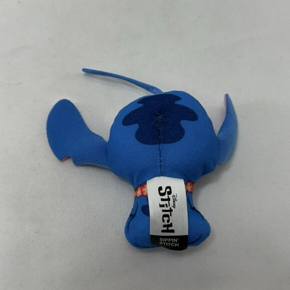 Disney McDonald Stitch Sipping Drinking Coconut Plush Toy Happy Meal Cord Rope - Picture 2 of 12